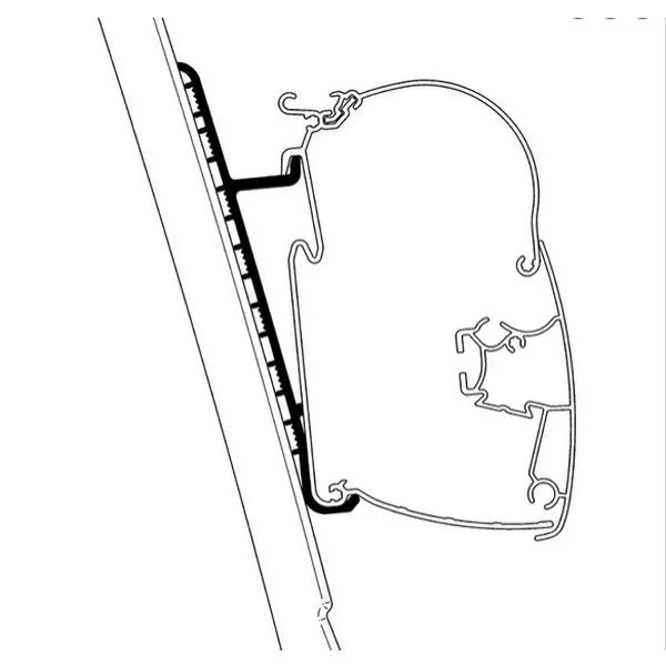 Thule Adapter Fiat Ducato H3 High Roof 3 Thule Adapter Fiat Ducato H3 High Roof