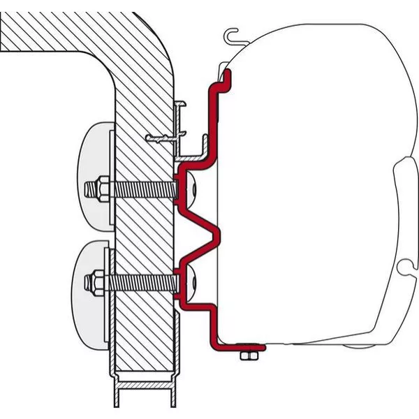 Fiamma Adapter Hymer Camp 350 3 Fiamma Adapter Hymer Camp 350
