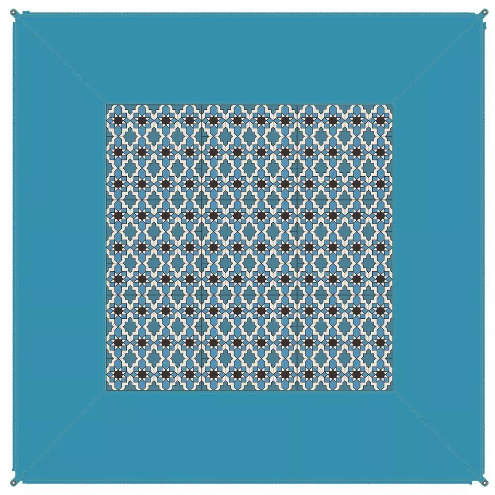 Sonnensegel-Teppich Bent Carpet Caribbean 4 Sonnensegel-Teppich Bent Carpet Caribbean – Bild 2