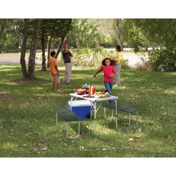 Campingtisch Mit Bank Coleman Pack-Away Table For 4 7 Campingtisch Mit Bank Coleman Pack-Away Table For 4 – Bild 5