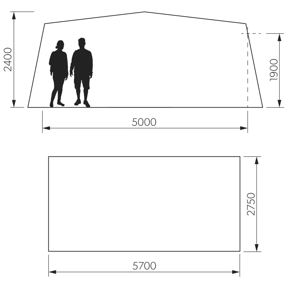 Wohnwagen-Vorzelt Dometic Residence AIR All-Season | Grösse 13 | 950 - 975 4 Wohnwagen-Vorzelt Dometic Residence AIR All-Season | Grösse 13 | 950 - 975 – Bild 2