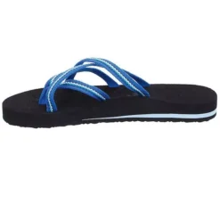 Damensandale, Flip-Flops Teva Olowahu W's, Lindi Blue -Berühmt Camping Geschäft flip flops teva olowahu ws damensandale zehenstegsandale zehentrennsandale lindi blue 2 17938