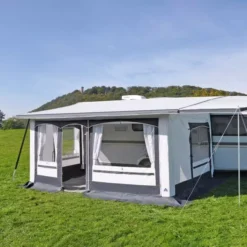 Ganzjahres-Vorzelt Hahn Zelte Friesland, Linkseinzug -Berühmt Camping Geschäft hahn teilvorzelt friesland linkseinzugs wohnwagenvorzelt 600 1 23942