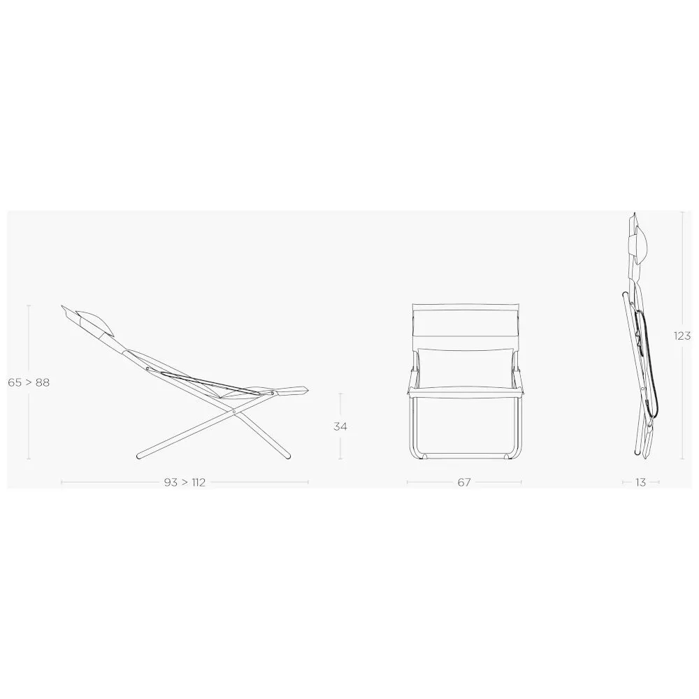 Premium-Liegestuhl Lafuma Transabed, Seigle II 4 Premium-Liegestuhl Lafuma Transabed, Seigle II – Bild 2