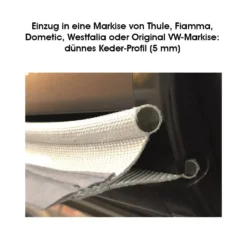 Buszelt-Kederadapter Outwell Befestigung-Adapter-Set Mit Doppelkeder 7-7+5 Mm -Berühmt Camping Geschäft outwell einzug in eine markise von thule fiamma dometic westfalia oder original vw markise duennes keder profil 5mm 1000 5 20116