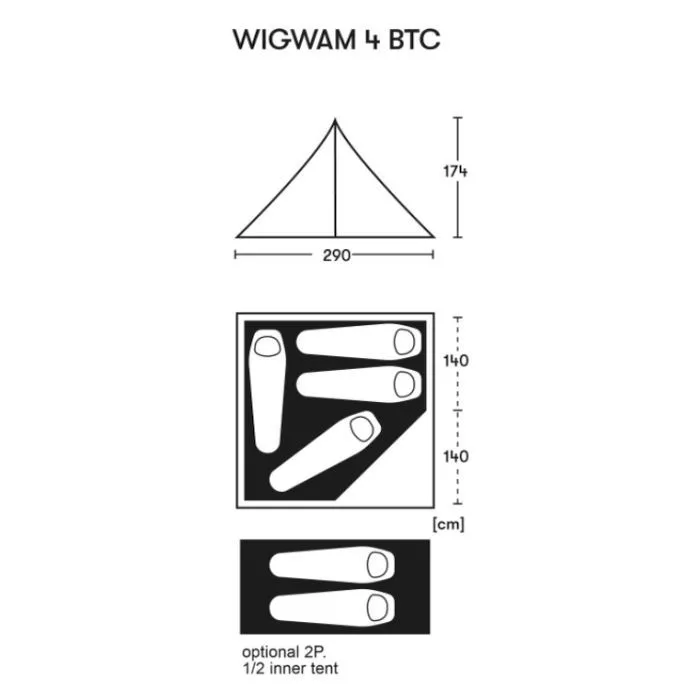 Tipizelt Spatz Wigwam 4 BTC 4 Tipizelt Spatz Wigwam 4 BTC – Bild 2